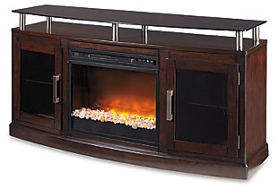 Chanceen 60" TV Stand with Electric Fireplace, , large