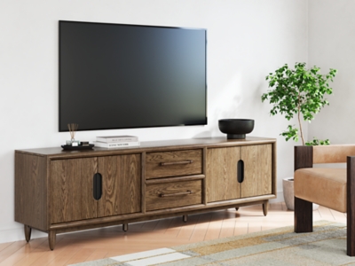 Roanhowe 85 TV Stand, Brown