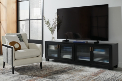 W786-78 Winbardi 85 TV Stand, Black sku W786-78