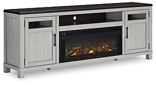 Darborn 88" TV Stand with Electric Fireplace, , large