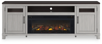 Darborn 88" TV Stand with Electric Fireplace, , large