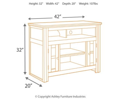 Harpan 42" TV Stand, , large