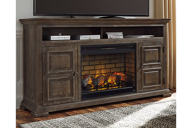 Electric Fireplace Ashley, How Much Electricity Does A Fireplace Tv Stand Use