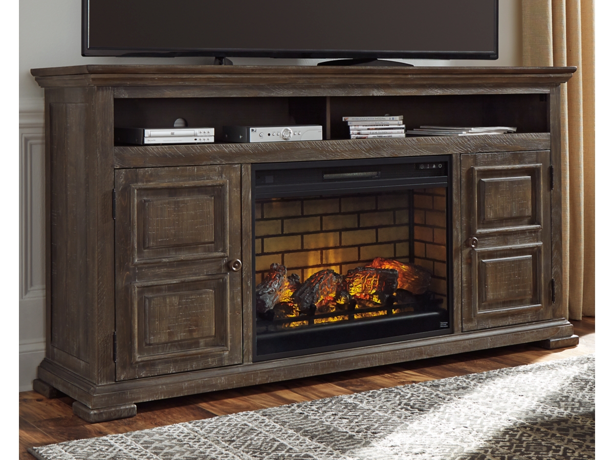 Wyndahl 72 TV Stand with Electric Fireplace Ashley