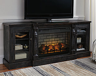 Mallacar 75" TV Stand with Electric Fireplace, , rollover