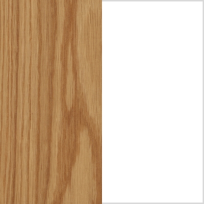 Select Color: White/Oak