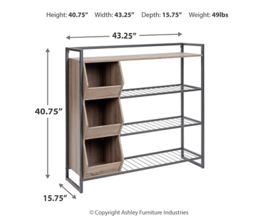 Ashley furniture shoe rack hot sale